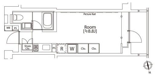カスタリア市ヶ谷&nbsp;304