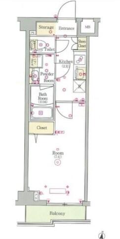 スカイコートグレース新宿中落合&nbsp;111
