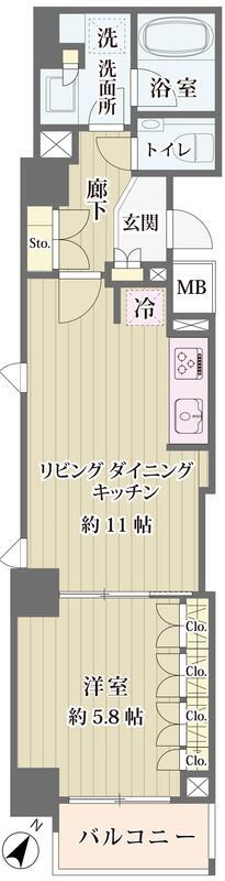 アイビス市ヶ谷&nbsp;504