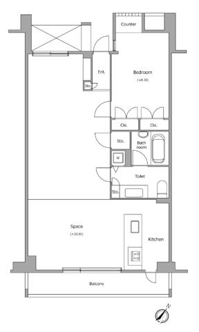 レジディア北新宿&nbsp;205