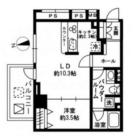 レジディア四谷三丁目&nbsp;301