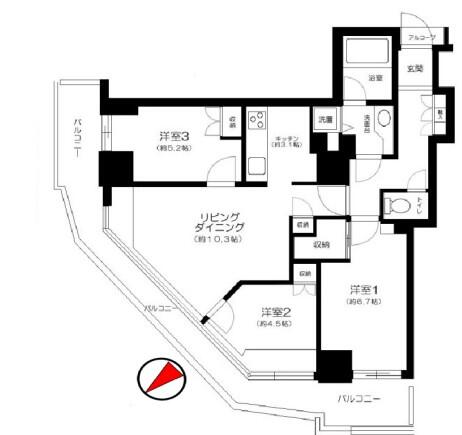 セントラルレジデンス新宿シティタワー&nbsp;1102