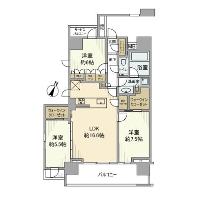 クレヴィア新宿若松町